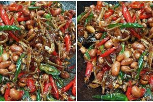 Resep sambal teri kacang, gurih dan pedasnya nikmat disantap dengan nasi hangat