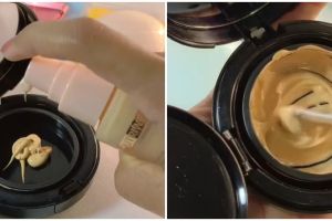 Nggak perlu beli lagi, begini cara bikin cushion sendiri di rumah hanya pakai 3 bahan