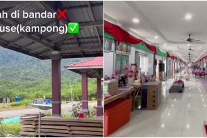 Rumah di kampung ini luasnya seperti sekompleks perumahan, penampakan dalamnya bikin melongo
