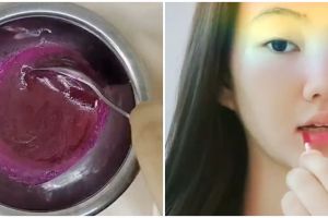 Hanya pakai 1 jenis buah, DIY membuat lip tint ini bikin bibir tampak segar dan cerah alami