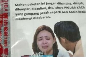 15 Tulisan lucu imbauan untuk kurir paket ini bikin ketar-ketir, jangan dibanting sih