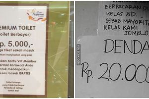 11 Tulisan lucu peringatan di tempat umum ini bikin orang auto mikir dua kali