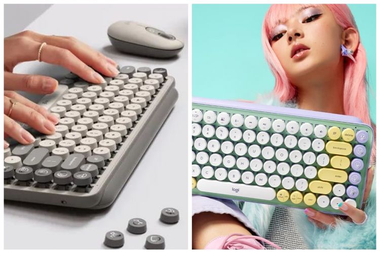 Logitech Pop Keys diboyong ke Tanah Air dengan warna baru, keycaps bisa ditukar sesuai kebutuhan