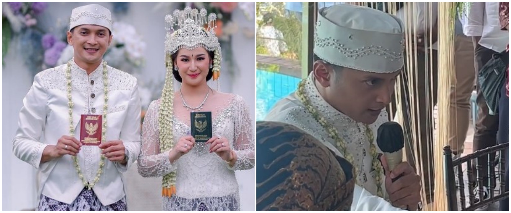 Lepas masa jomblo di usia 36 tahun, ekspresi Reiner Manopo usai ijab kabul ini bak selebrasi main bola