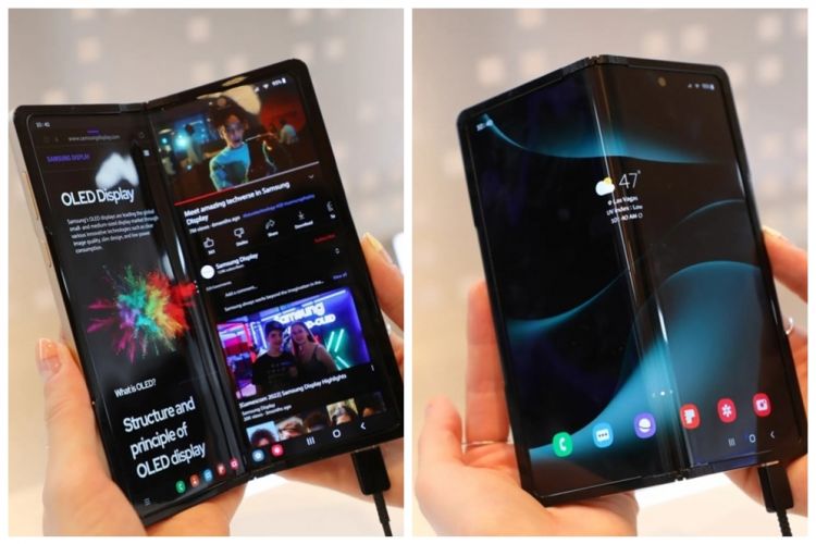 Samsung perkenalkan smartphone layar lipat bisa diputar 360 derajat, ini teknologi bawaannya