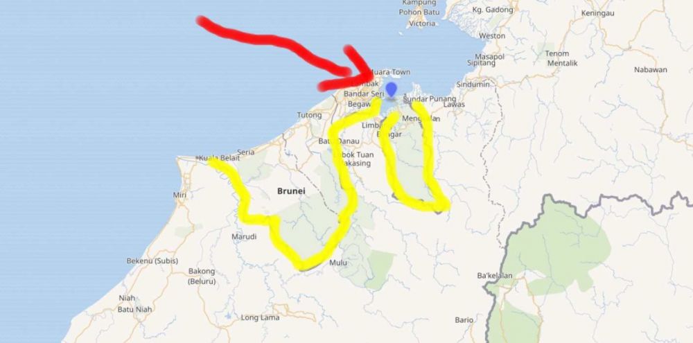 Jembatan terpanjang Asia Tenggara ada di Brunei, sambungkan dua potong Brunei di Borneo