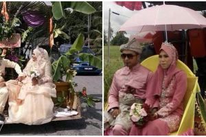 Manfaatin alat berat, 11 potret lucu pengantin ini bikin tepuk jidat