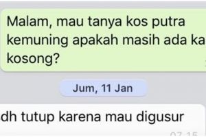 Banyak drama, 11 chat lucu cari kos-kosan ini bikin ngelus dada