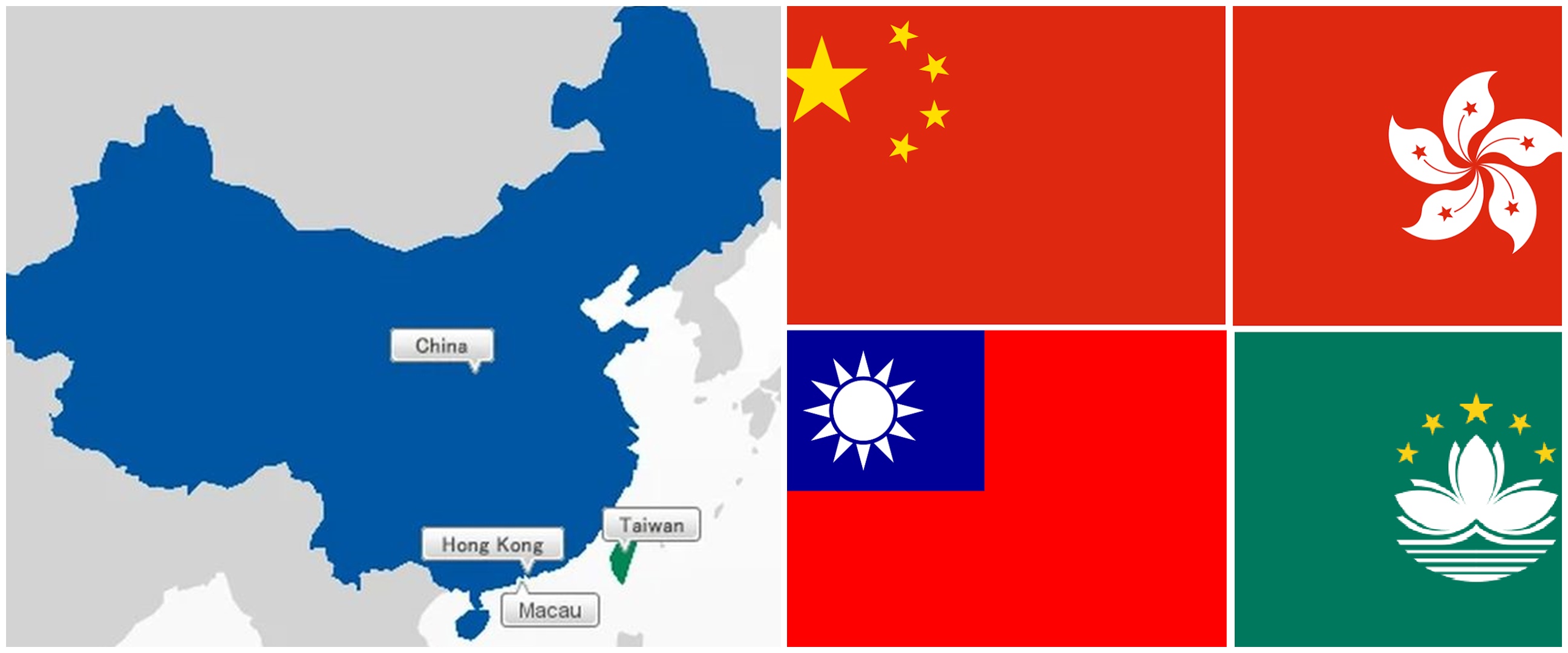 Sering dianggap satu negara, ini bedanya China, Taiwan, Hong Kong, dan Makau