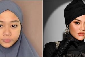 Sering dibilang mirip, potret wanita makeup ala Aurel Hermansyah ini hasilnya seperti kakak dan adik