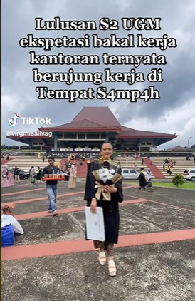 Lulusan S2 UGM ini memilih bekerja di tempat pemungutan sampah, begini kisah perjuangannya