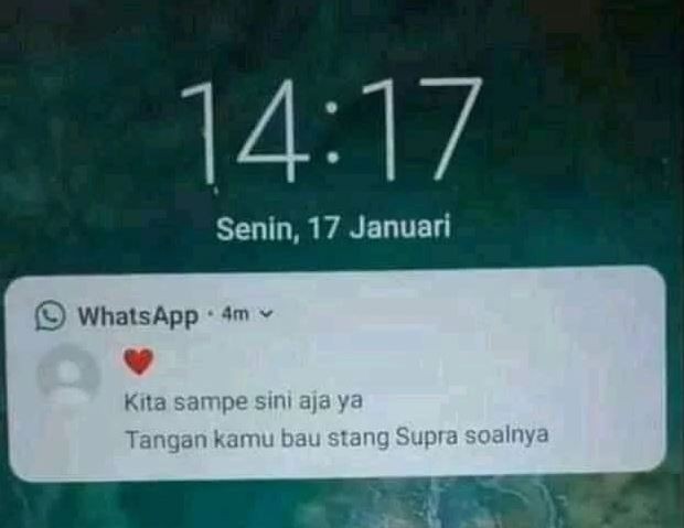 11 Chat lucu pacar tiba-tiba minta putus, alasan nyelenehnya bikin nggak habis pikir 