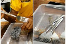 Trik menghilangkan karat pada sendok dan garpu, cuma pakai dua bahan dapur