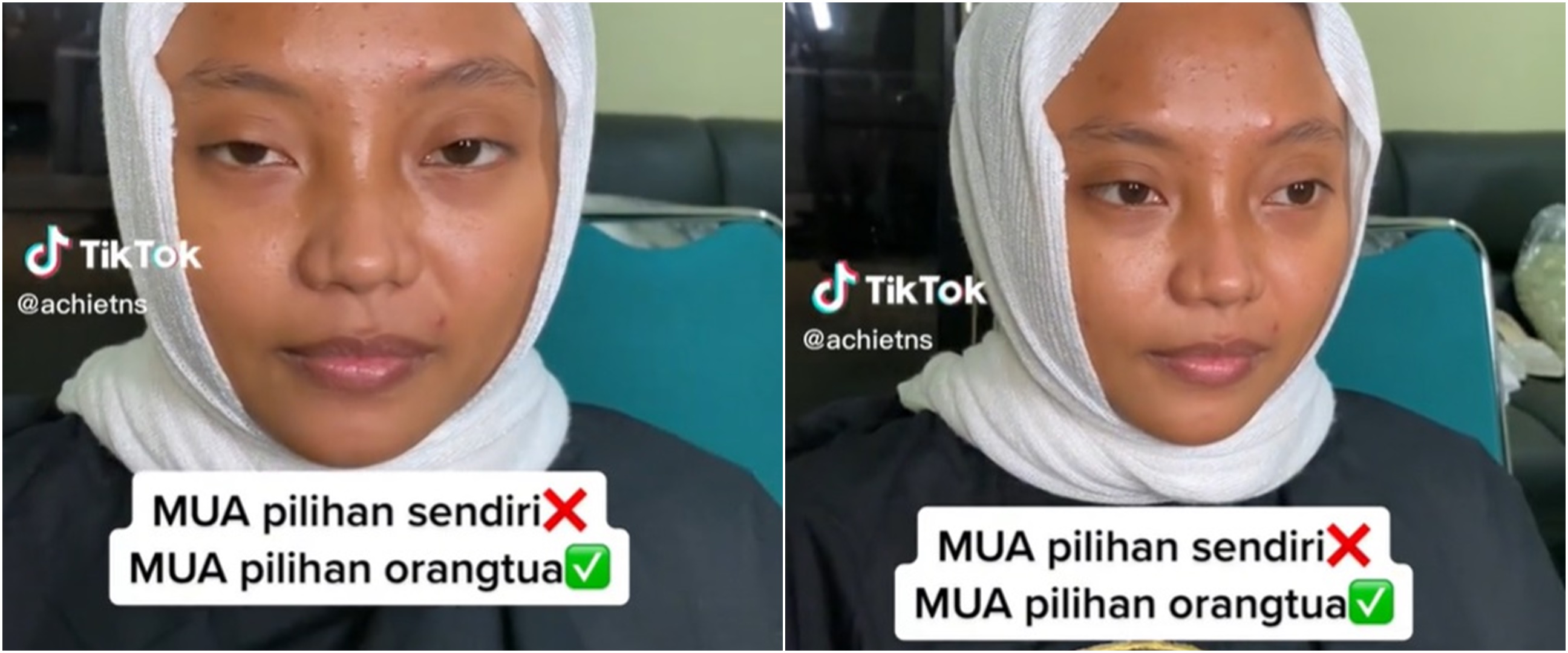 Transformasi pengantin wanita kulit sawo matang dirias MUA pilihan orang tua, hasilnya di luar dugaan