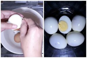 Cara merebus telur agar mudah dikupas dan kuningnya tetap cerah, sederhana tanpa ditambah minyak