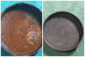 Tanpa perlu digosok, ini cara ampuh hilangkan karat di hot plate