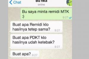 Bikin heran, 11 chat lucu guru dan murid ini endingnya malah nggak nyambung