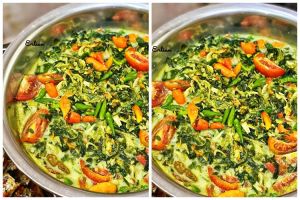 Resep daun singkong masak santan campur teri jengki, sedapnya juara