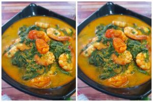 Resep gulai daun singkong campur udang, lezat dan mudah dicoba di rumah