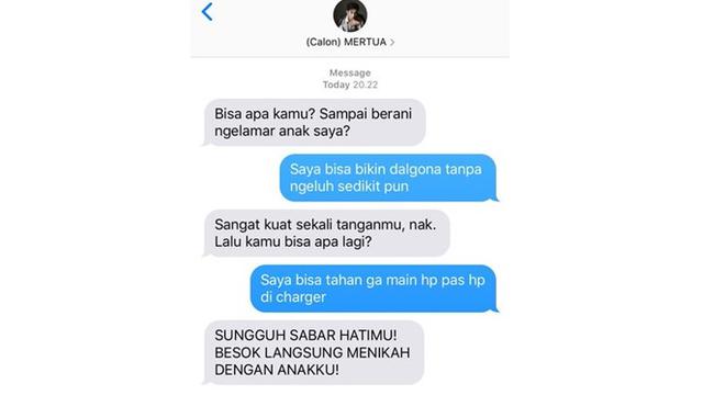 14 Obrolan lucu ke orang tua gebetan ini bikin senyum kecut plus bikin deg-degan