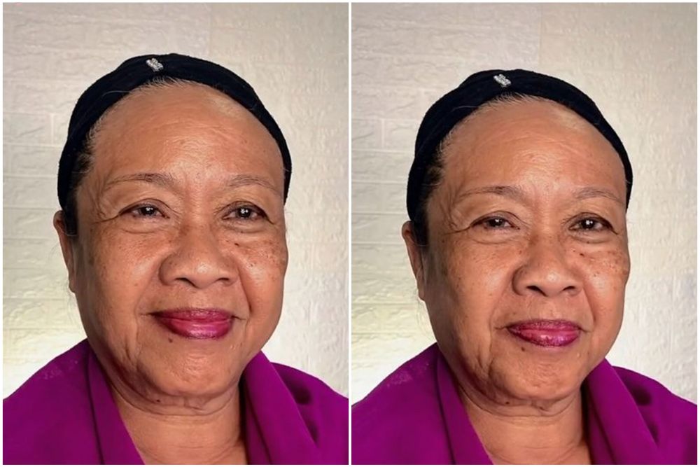 Transformasi nenek usia 70 tahun dimakeup Barbie look, hasilnya bak beda orang