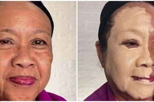 Transformasi nenek usia 70 tahun dimakeup Barbie look, hasilnya bak beda orang