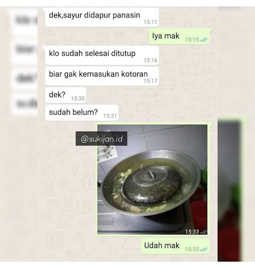 11 Chat lucu nurut kata orang tua ini endingnya tetap salah, kenapa ya?