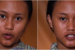 Wanita sawo matang dirias MUA jadi pengantin ini hasilnya manglingi pol, sampai lupa wajah aslinya