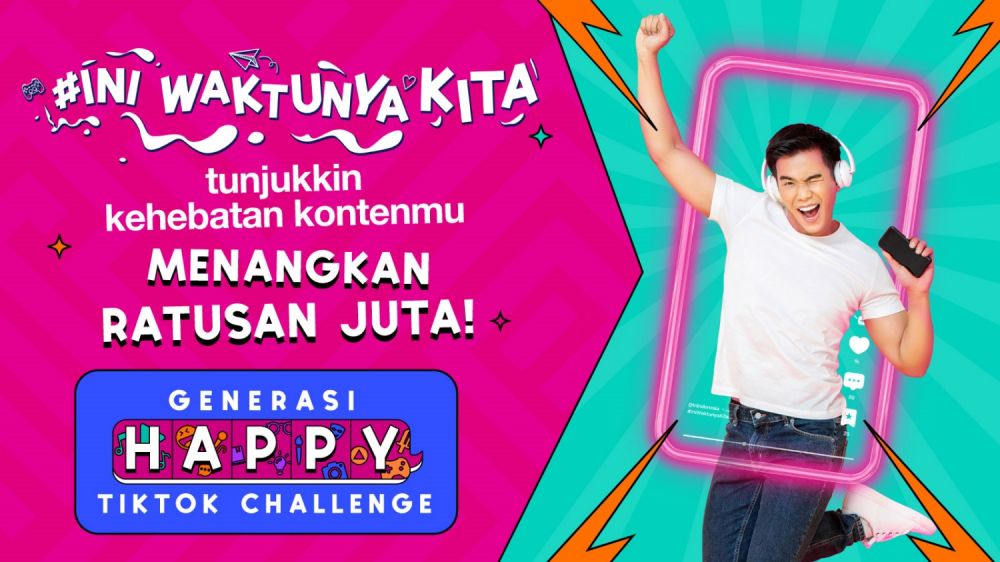 Program Generasi Happy TikTok Challenge Tri pecahkan rekor MURI