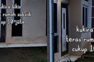 Potret teras rumah subsidi usai dimakeover, tadinya kumuh jadi elegan bak di komplek elit