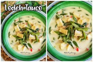 Resep lodeh tauco buncis, sedap, gurih, dan praktis