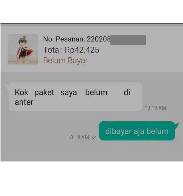 Nyebelin abis, 13 chat kocak customer komplain ke kurir ini bikin elus dada