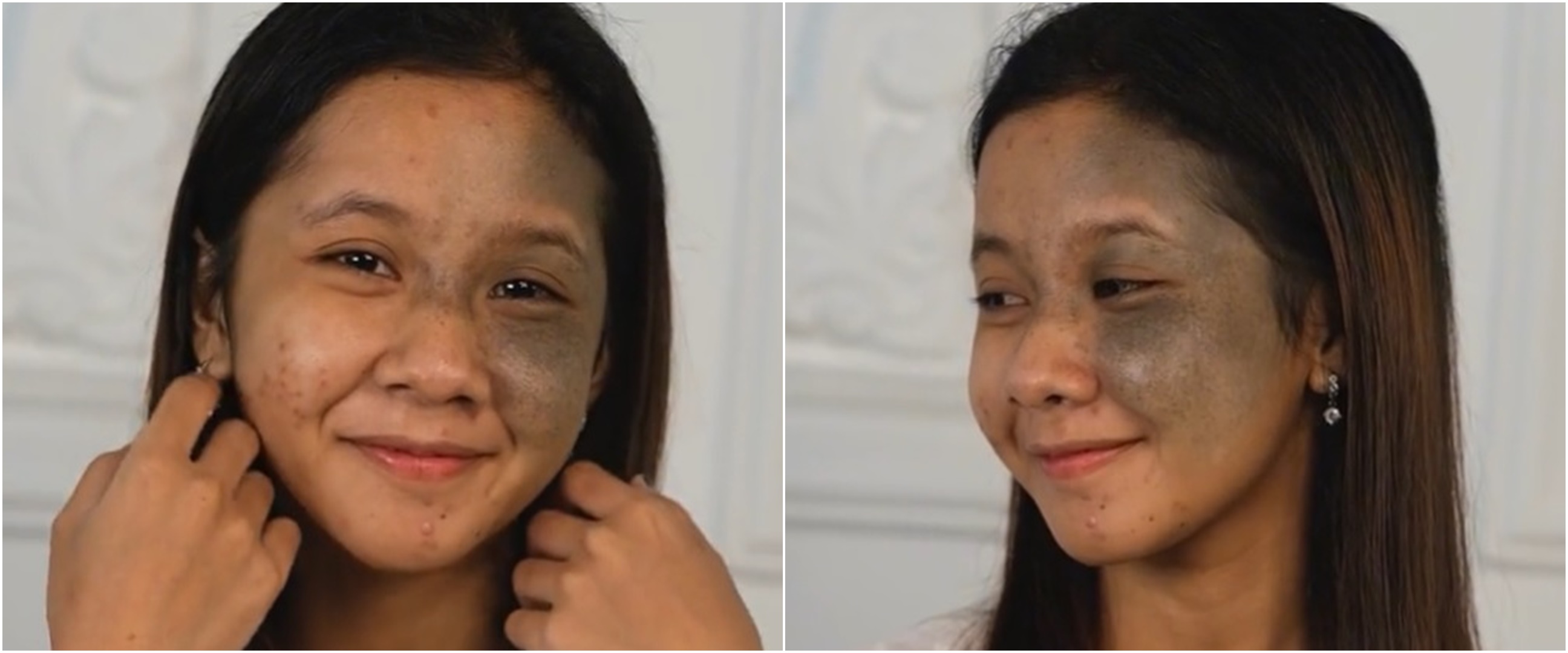 Transformasi makeup wanita punya bekas jerawat dan tompel setelah dirias MUA, hasilnya manglingi