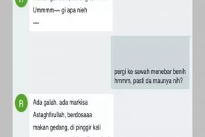 11 Chat lucu berbalas pantun dengan teman ini bikin senyum-senyum sendiri