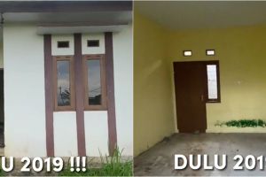 Serba kuning tapi nggak norak, 11 potret makeover rumah subsidi jadi lebih homey ini bikin melongo