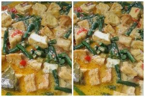 Resep lodeh tahu kacang panjang, gurih, lezat, dan mudah dibuat