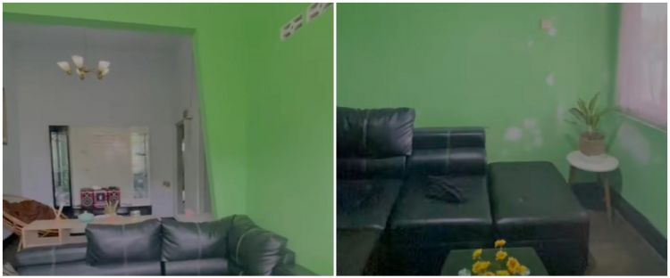 Bikin ruang tamu di rumah lama jadi minimalis dan estetik, makeover