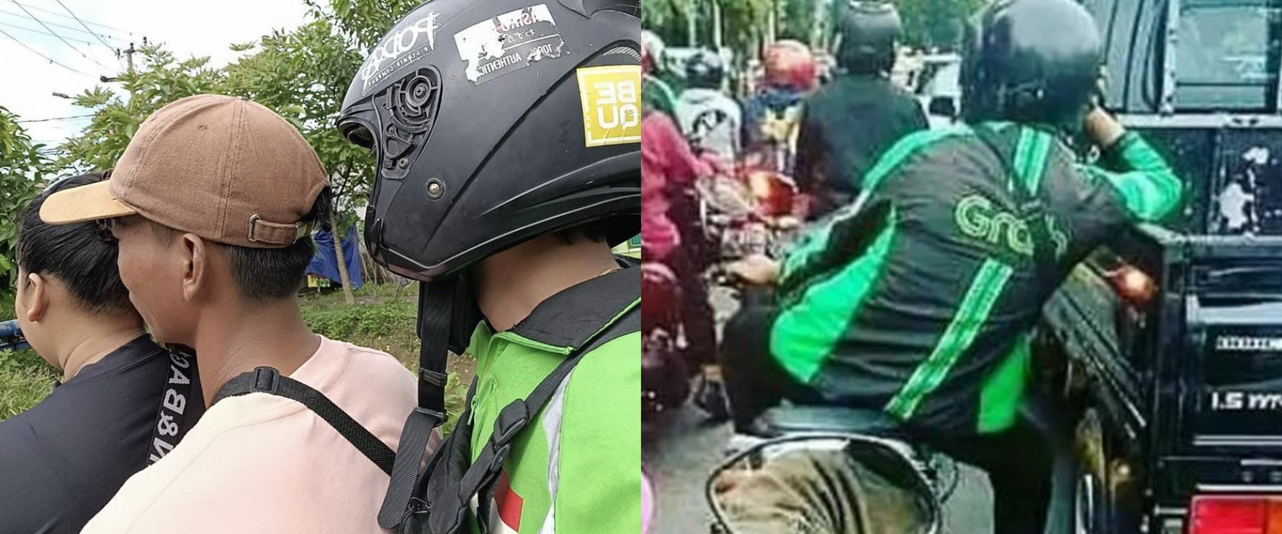 11 Aksi kocak driver ojek online saat di jalan ini nggak habis pikir, ikuti customer yang ngidam