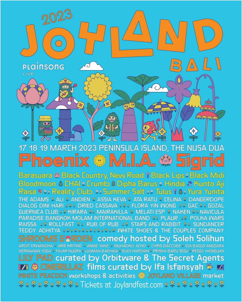 Joyland Festival 2023 kembali digelar di Bali, hadirkan penampilan spektakuler M.I.A