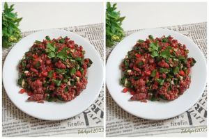 Resep tumis kacang panjang campur kornet, enak, gurih, dan praktis