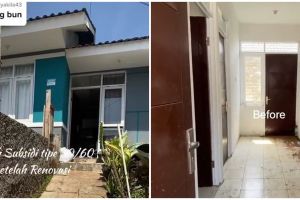 Makeover rumah subsidi tipe 30 jadi hunian ala pinterest, potret before afternya bikin takjub