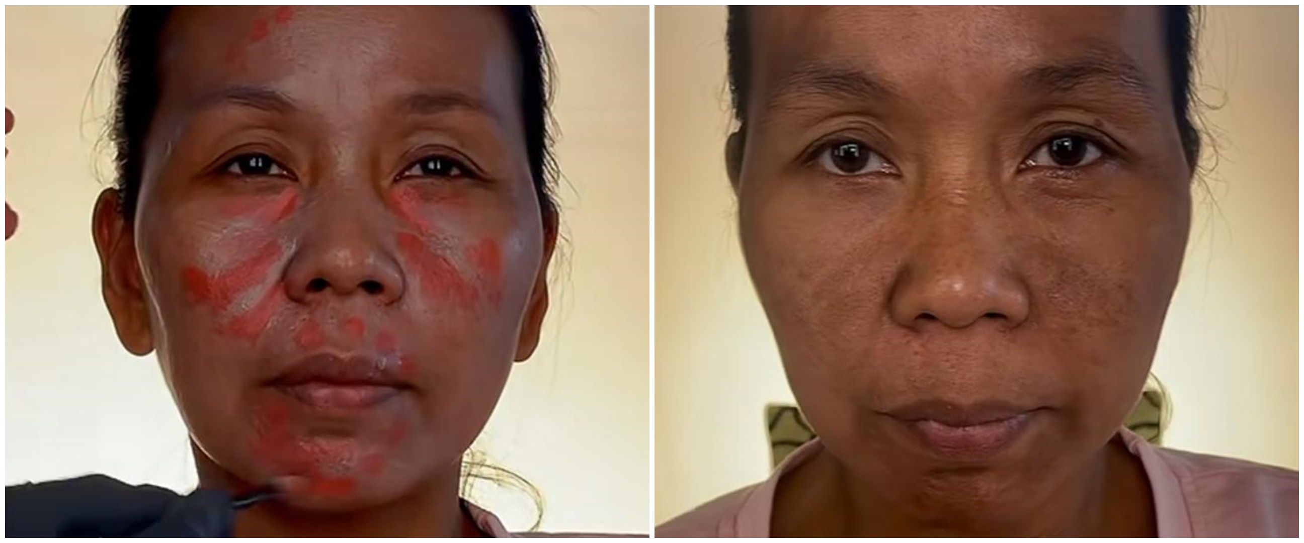 Transformasi ibu penjual sayur dirias MUA jadi glow up, hasilnya bikin melongo