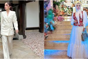 Gaya 11 seleb di pernikahan kedua Shinta Bachir, penampilan Ussy Sulistiawaty dipuji bak cewek Korea