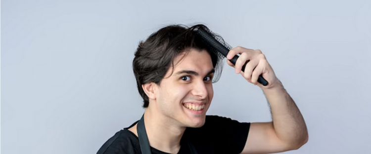 Hanya pakai 1 bahan dapur, ini trik mudah meluruskan rambut keriting bergelombang pada pria