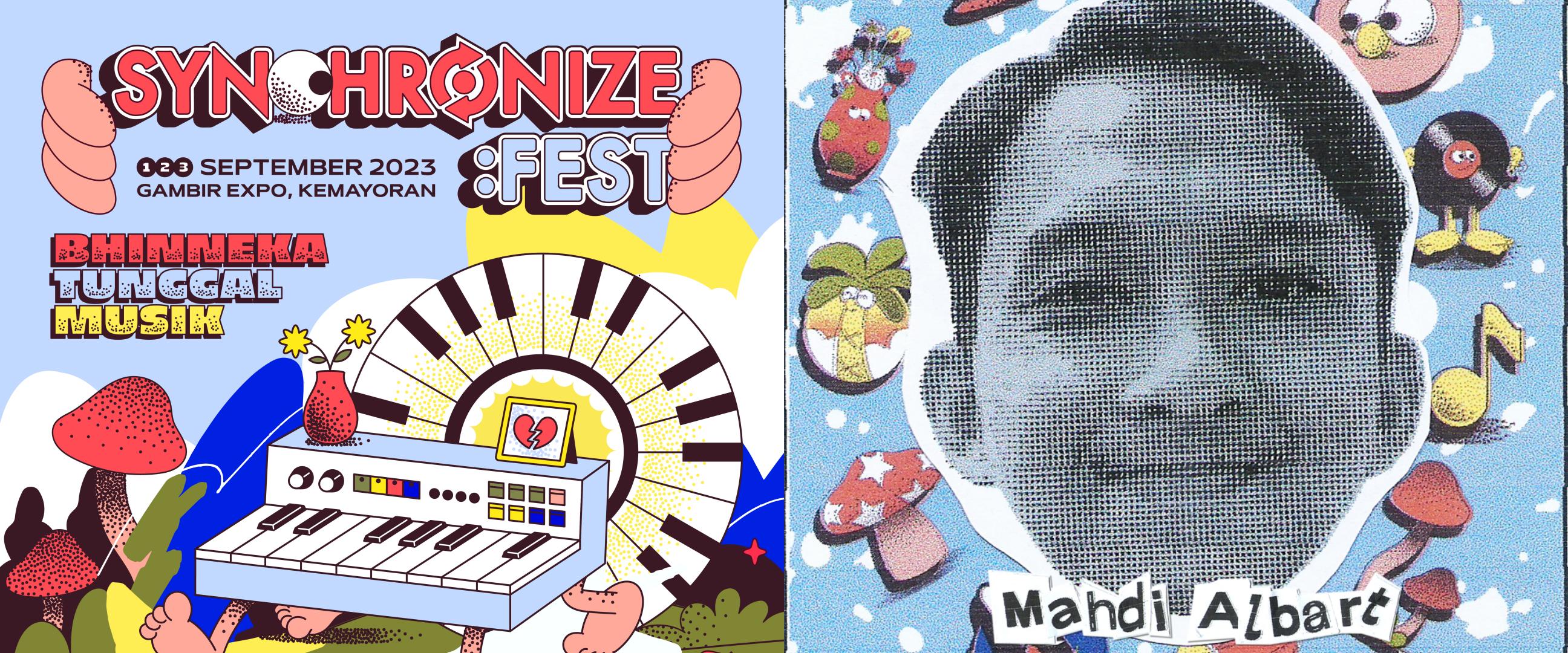 Intip dua seniman yang garap visual Synchronize Fest 2023, angkat tema 'Bhinneka Tunggal Musik'