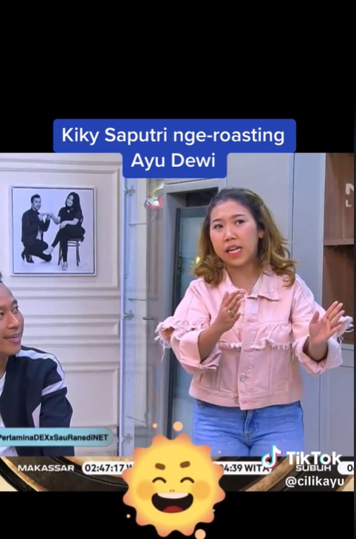 Kiky Saputri roasting suami Ayu Dewi soal suami jangan diam-diam nyakitin, begini reaksi Regi Datau