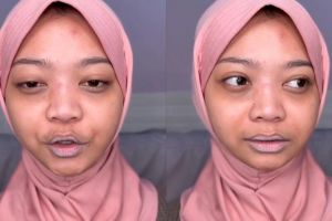 Awalnya tampil pucat bak orang sakit, transformasi riasan wanita ini disebut layaknya putri Arab