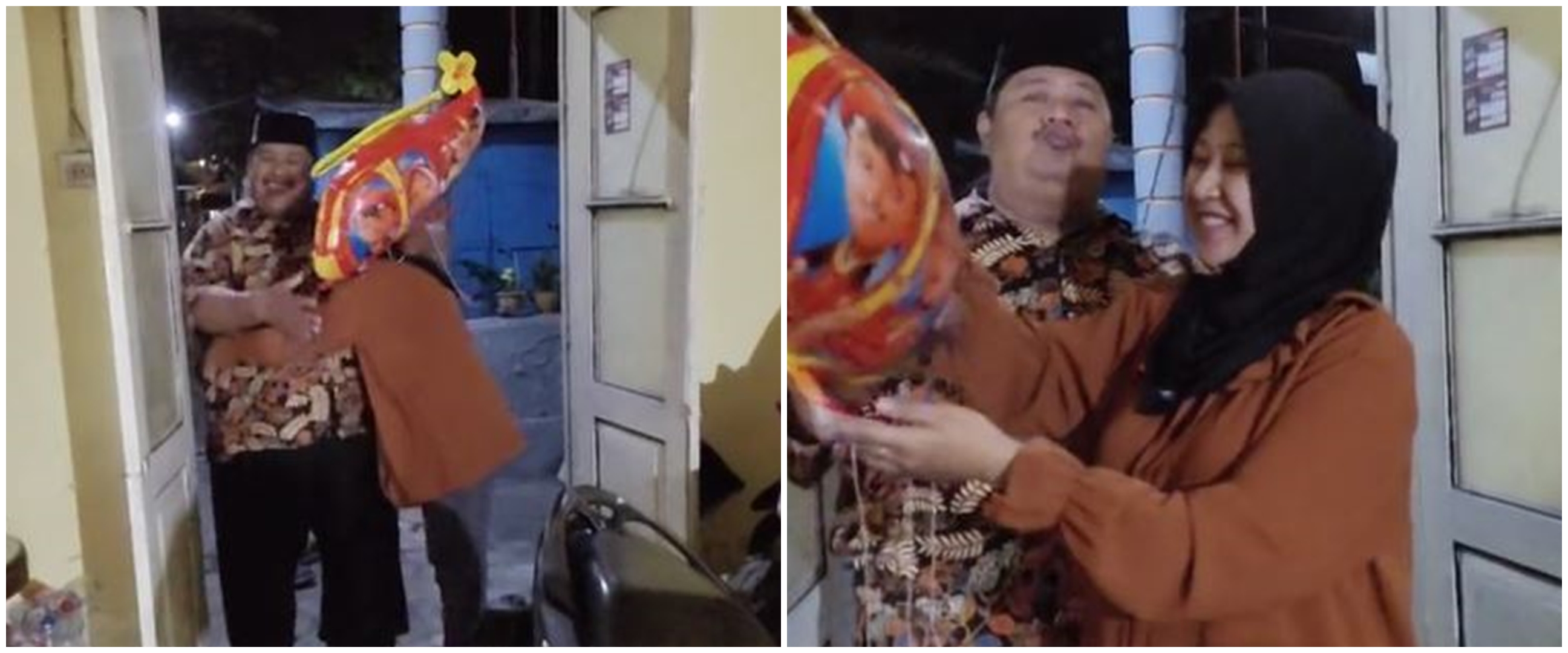 Momen haru wanita hamil ngidam balon BoBoiBoy dapat kejutan sederhana dari ayahnya, bikin warganet iri