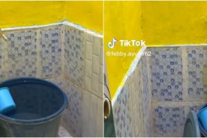 Tanpa dibongkar, kamar mandi sempit & kusam dimakeover jadi estetik ini hasilnya bak beda ruangan