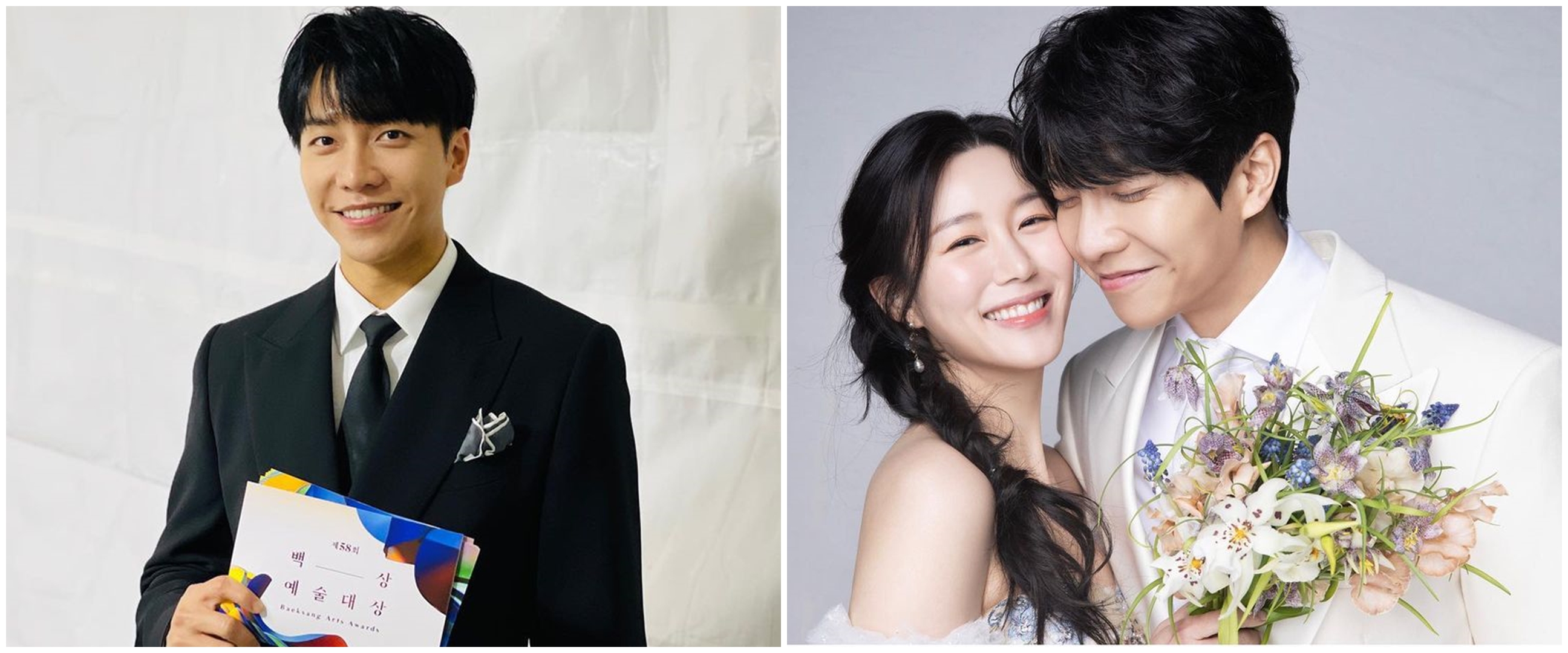 10 Momen pernikahan Lee Seung-gi dan Lee Da-in, sang aktor nyanyi sambil berlutut untuk istri